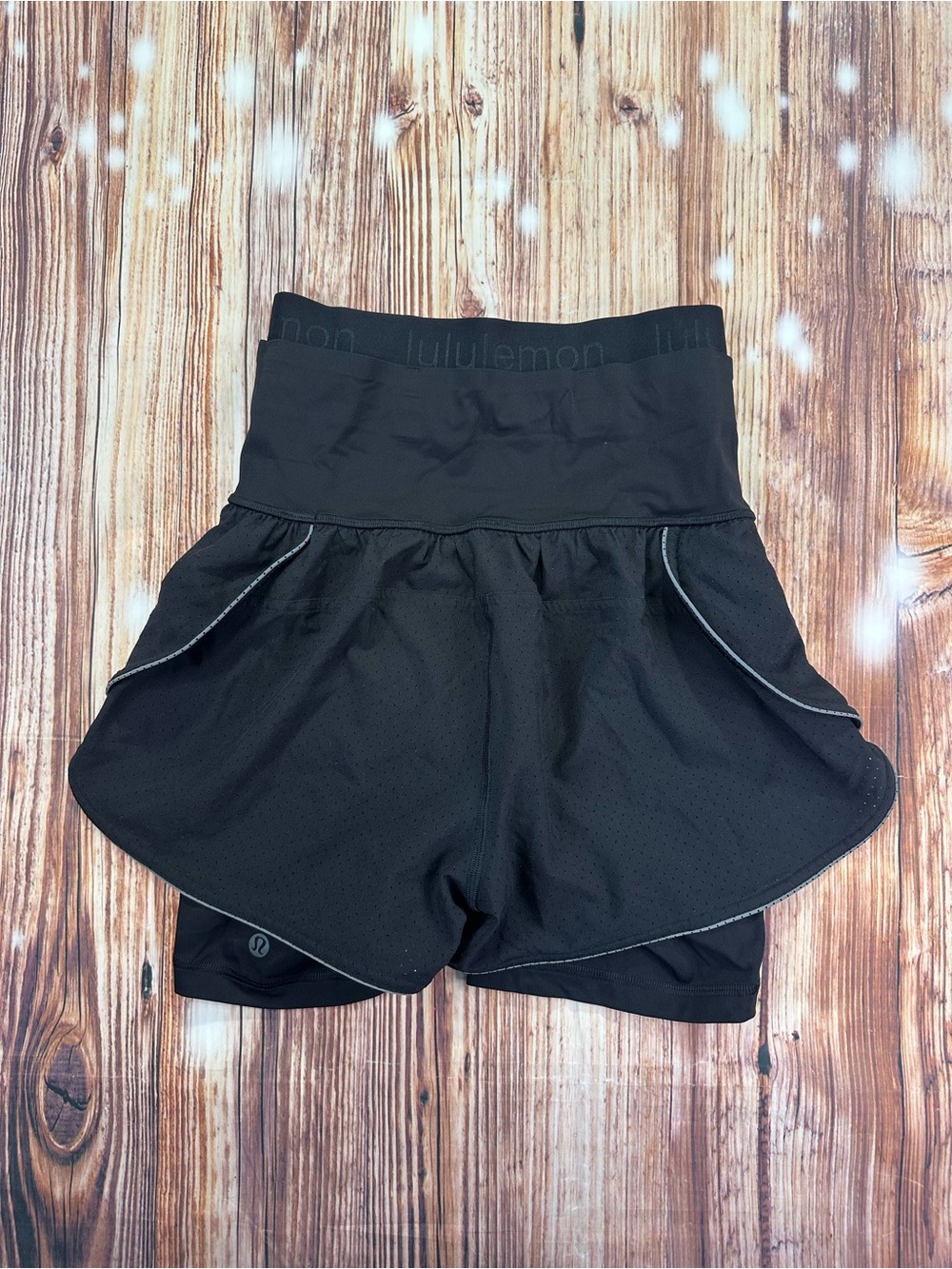 Lululemon Athletica Fast and Free 2-in-1  Short Elite High Waisted Size 4 Black